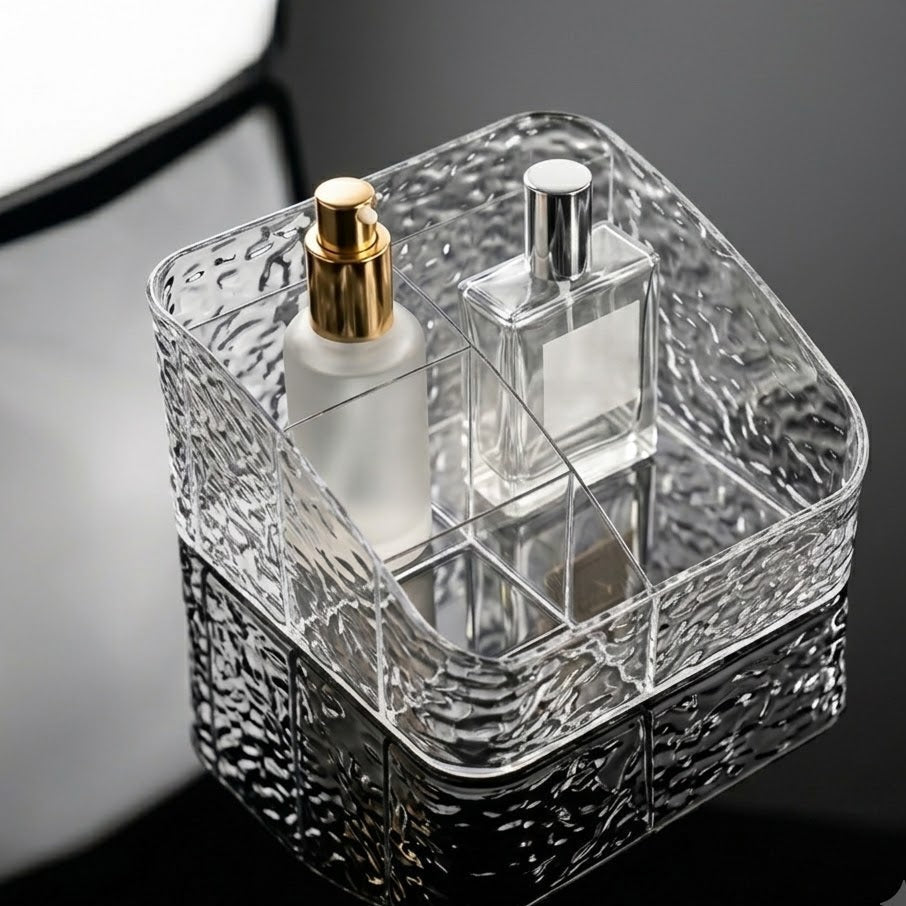 Transparent Prism Cosmetic Organizer For Makeup & Skincare