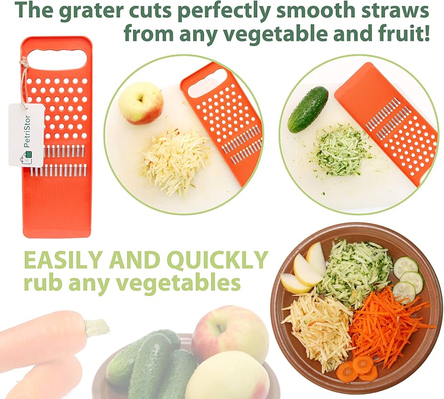 Handheld Vegetable Grater Sharp Blades For Easy Shredding